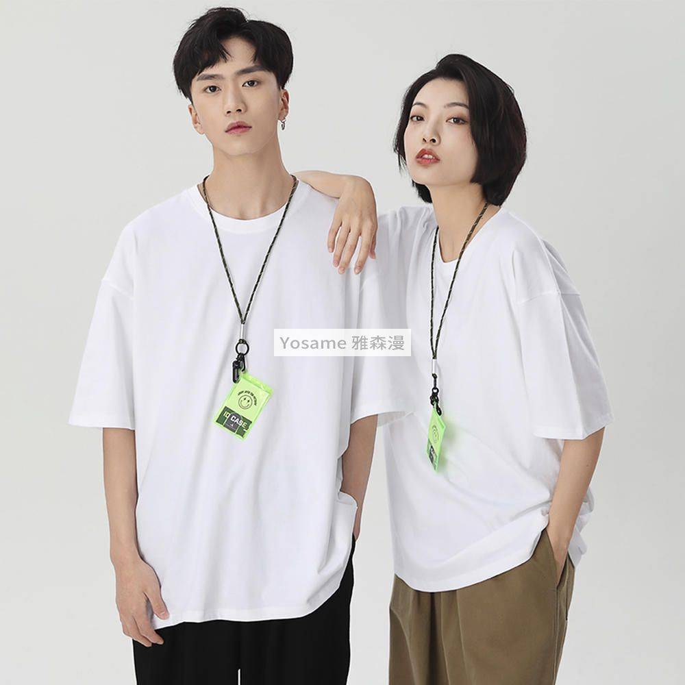 哪些寬松T恤適合企業(yè)團(tuán)體定制(圖2) 重磅落肩T恤(超重磅)